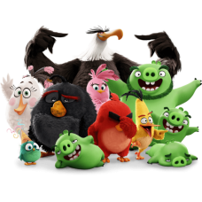 412588A5 vafa Angry Birds 20x15cm